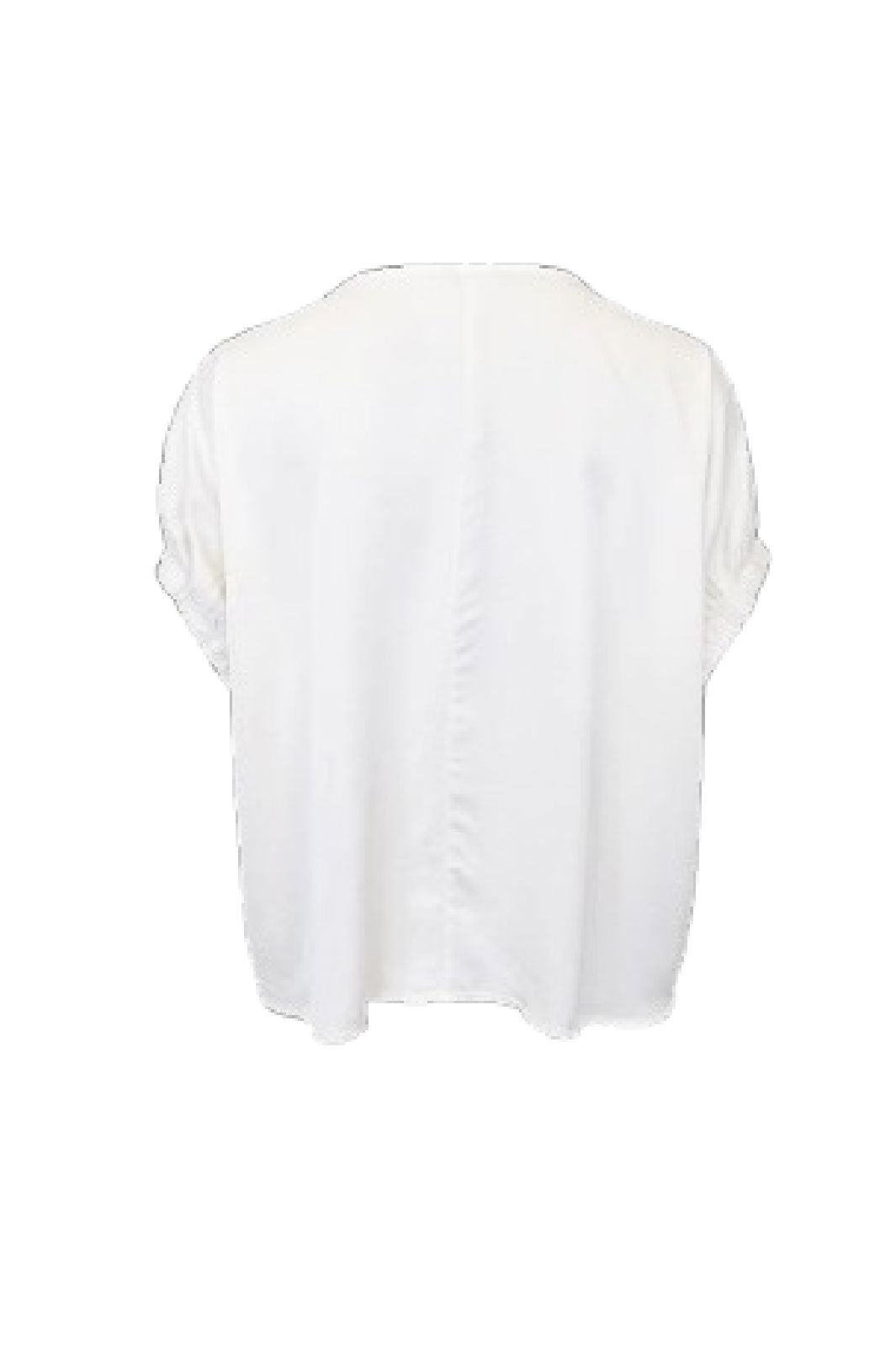 Black Colour Mabel Bluse Off white