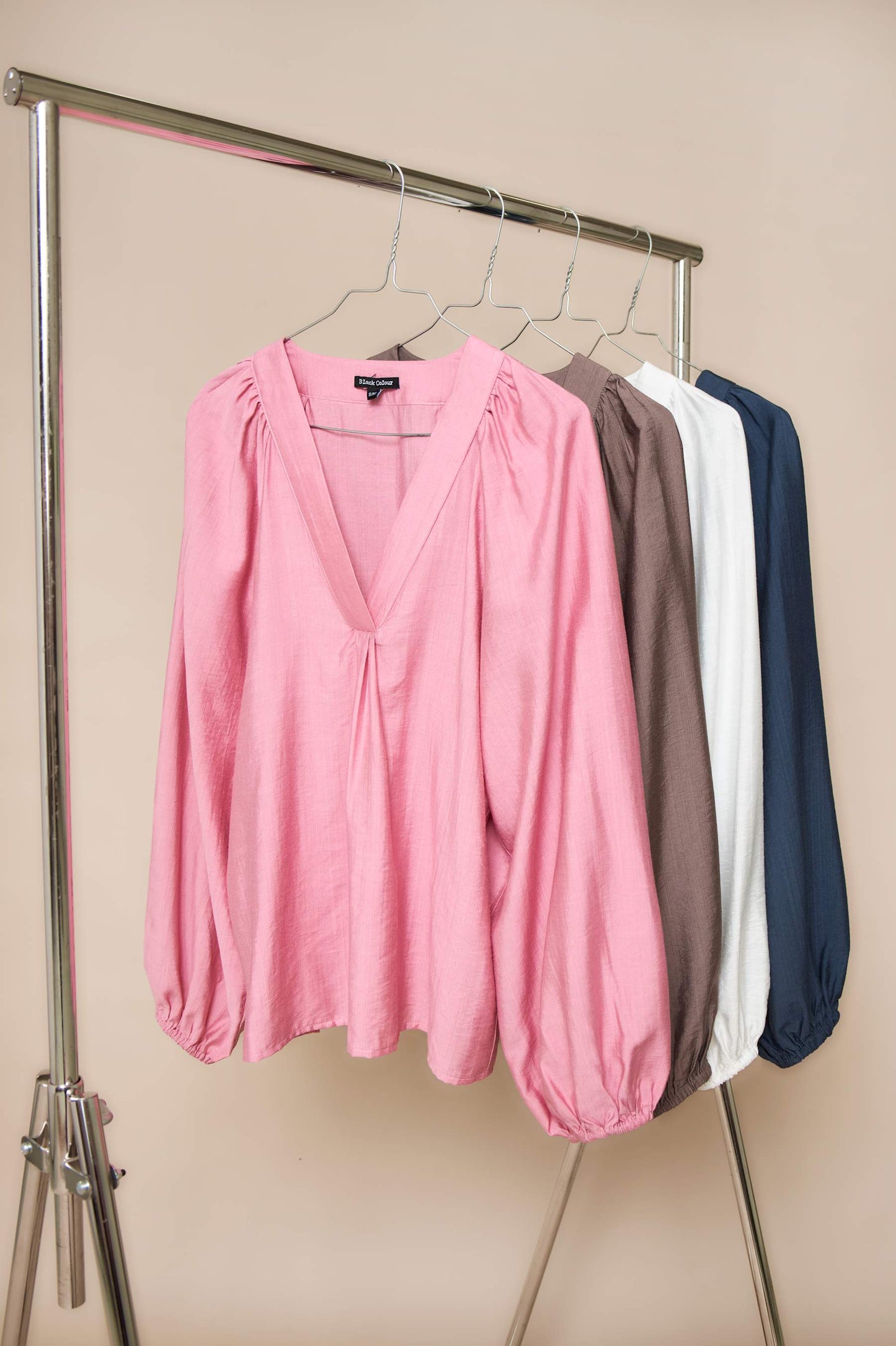 Black Colour Luisa Bluse