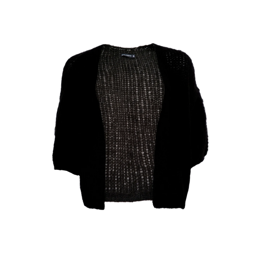 Black Colour Casey Cardigan Black