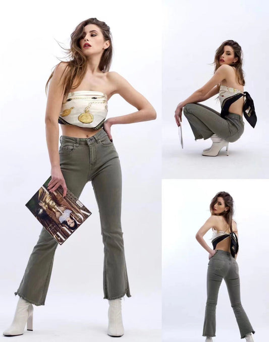 Cabana Living Ann Jeans 6826 - Military