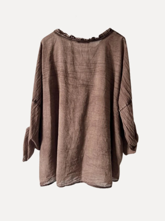 Reunion Fara Blouse Espresso