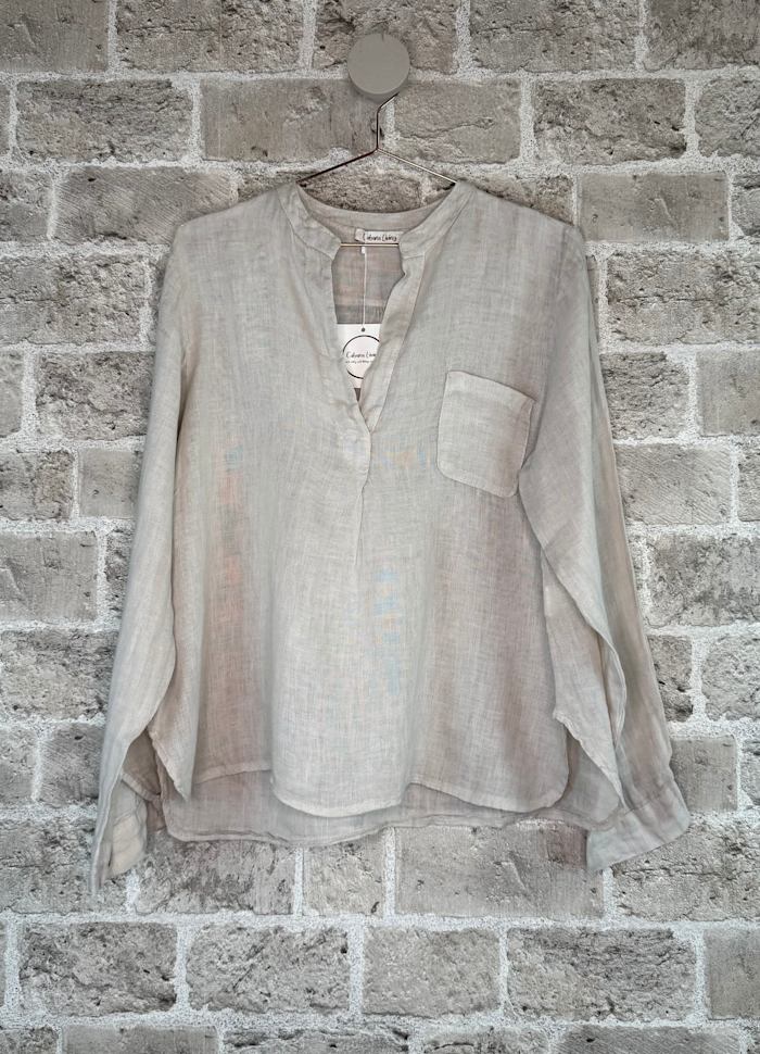Cabana Living Glente Linbluse Flere Farger