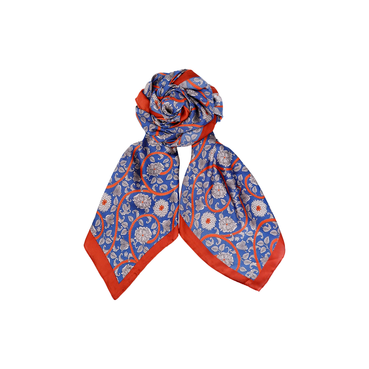 Black Colour Satengskjerf