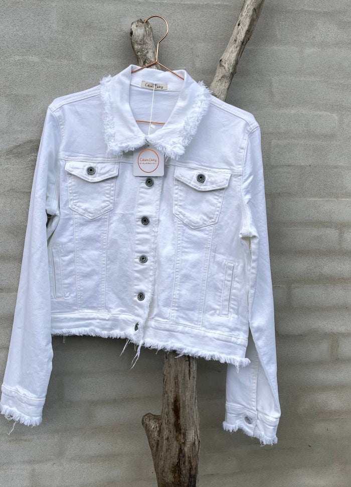 Cabana Living Sucre Denim Jakke 6993 White
