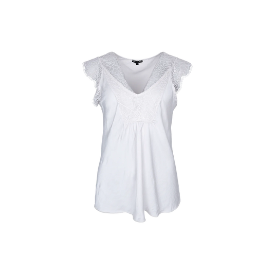 Black Colour Billy Blondebluse Ivory