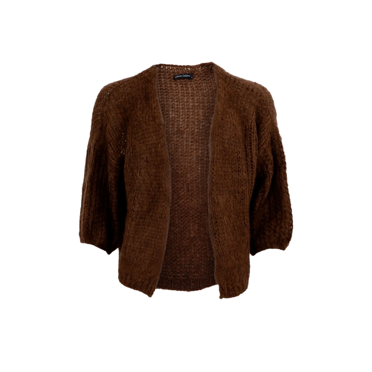 Black Colour Casey Cardigan Coffee