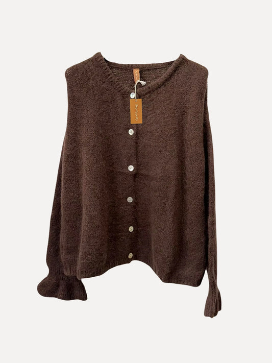 Reunion Bella Cardigan Brun & Vin