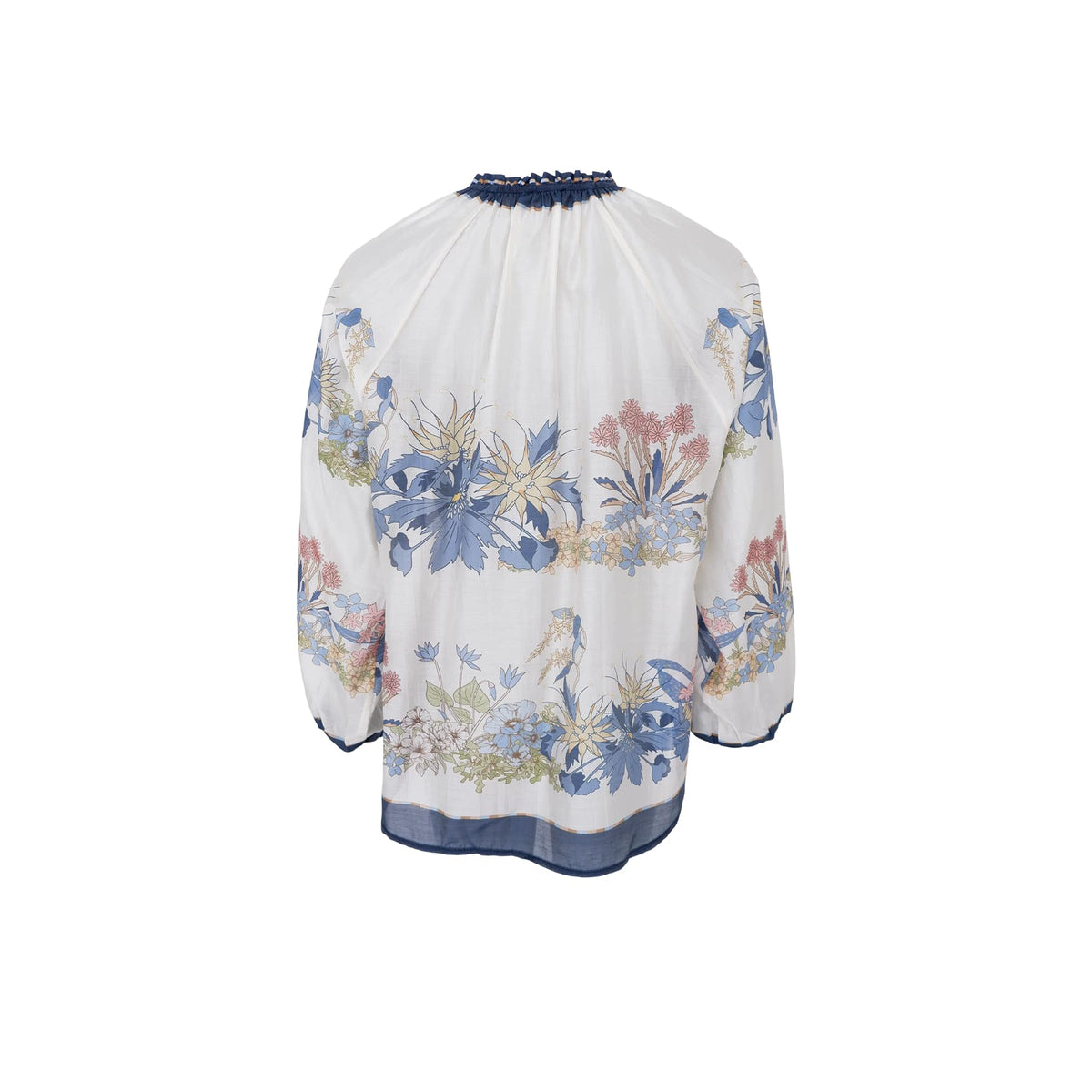 Black Colour Belis Blouse Navy
