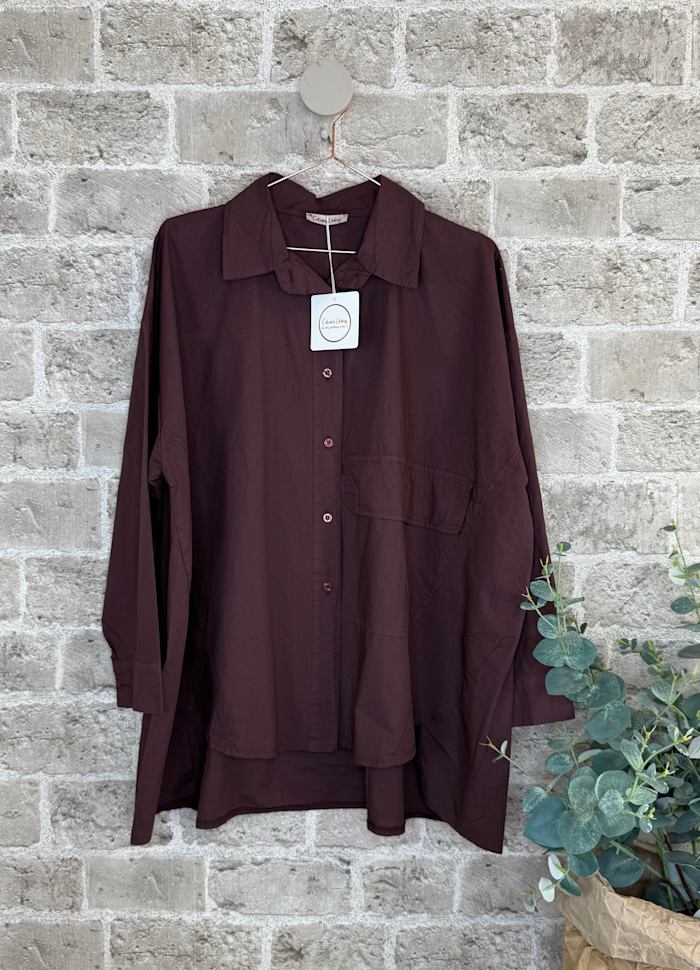 Tokyo oversize Skjorte 10356 - Flere farger
