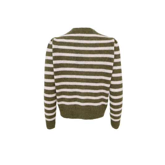 Black Colour Dell Puff Cardigan Army