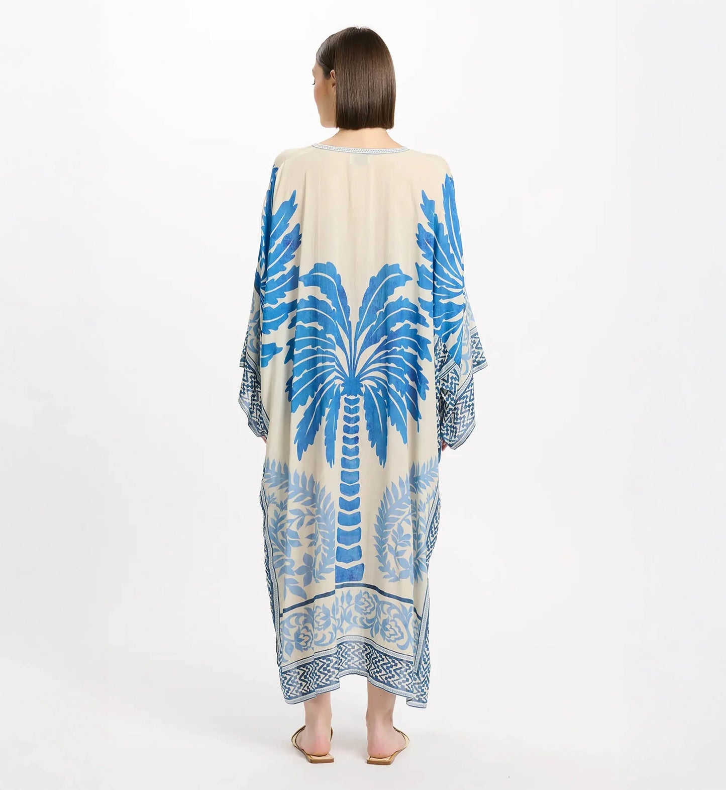 Miss June Rhoda Caftan Blue