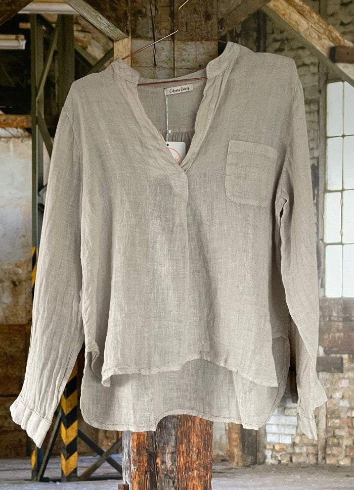 Cabana Living Glente Linbluse Flere Farger