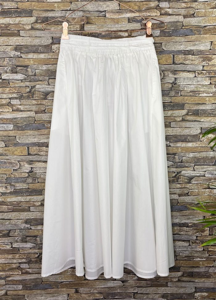 Cabana Living Pique Skjørt 7247 White