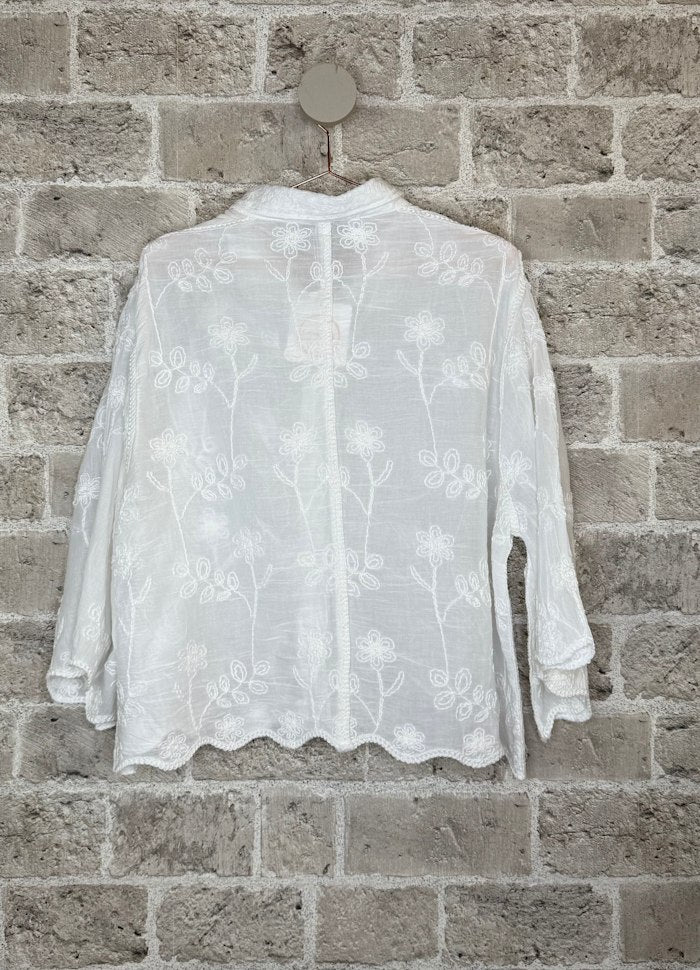 Cabana Living Bluse Akasie White