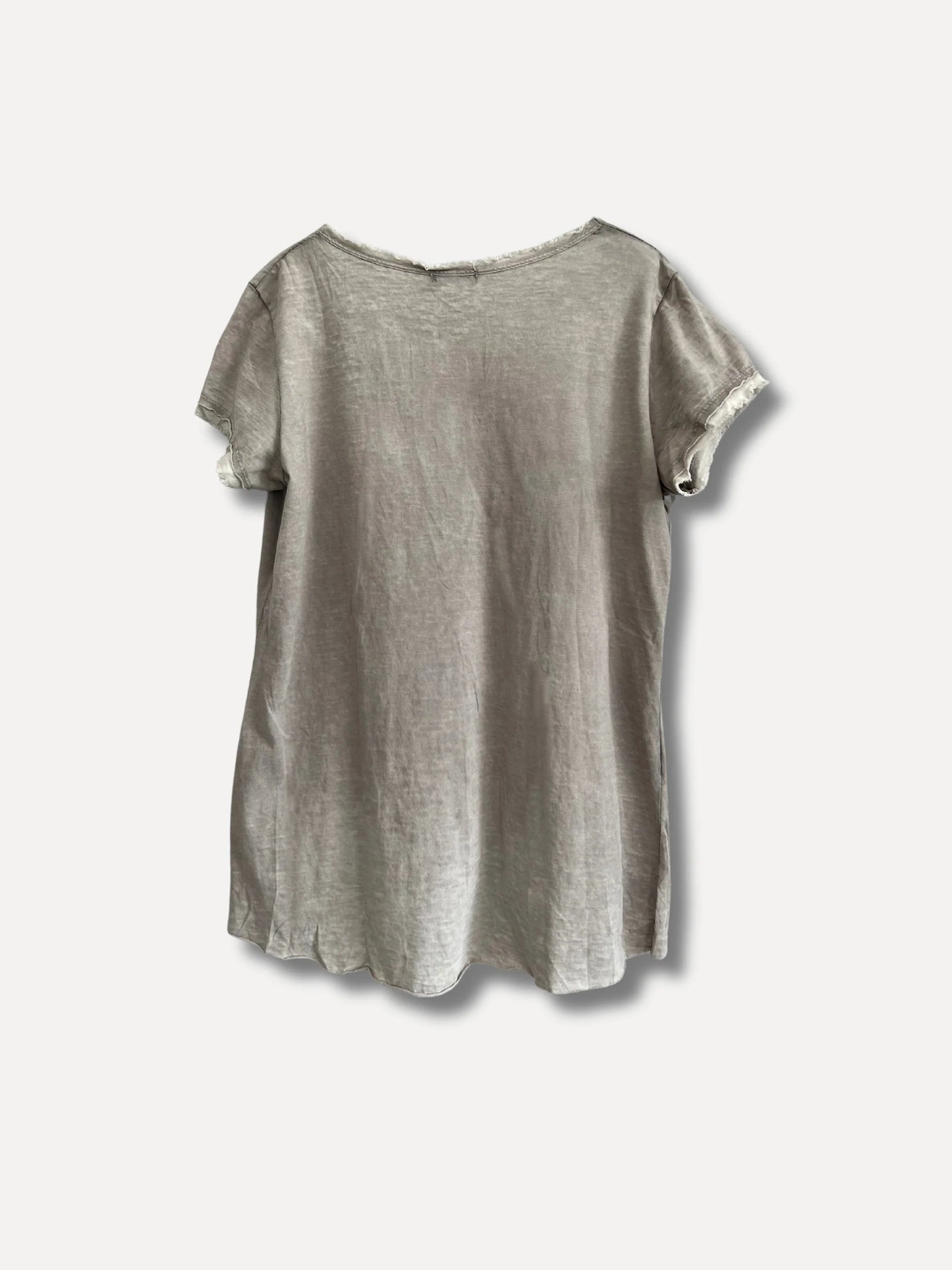 Reunion V-Classic T-shirt Taupe
