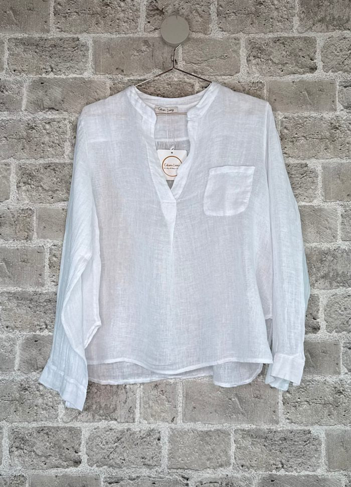 Cabana Living Glente Linbluse Flere Farger