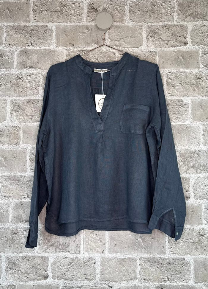 Cabana Living Glente Linbluse Flere Farger