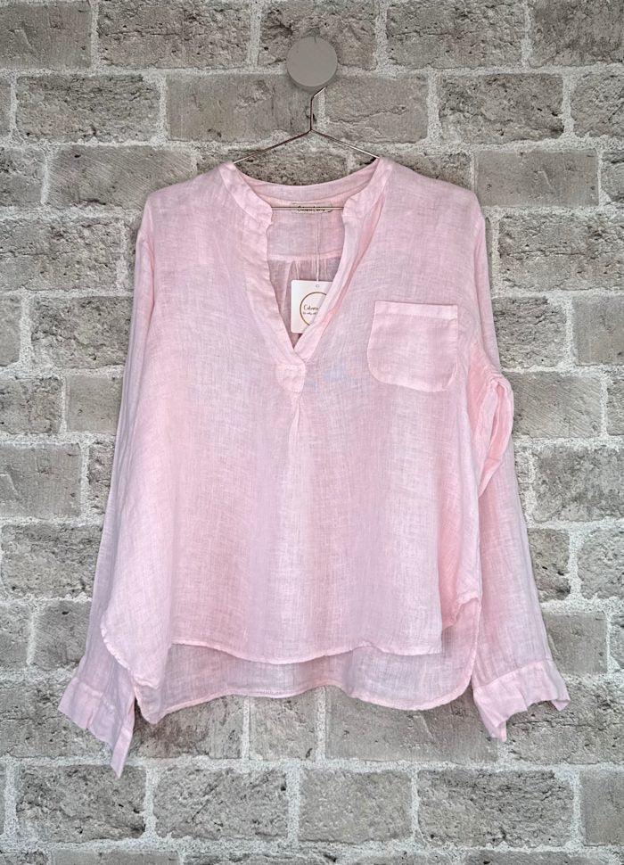 Cabana Living Glente Linbluse Flere Farger