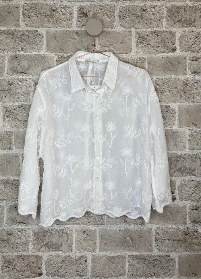 Cabana Living Bluse Akasie White