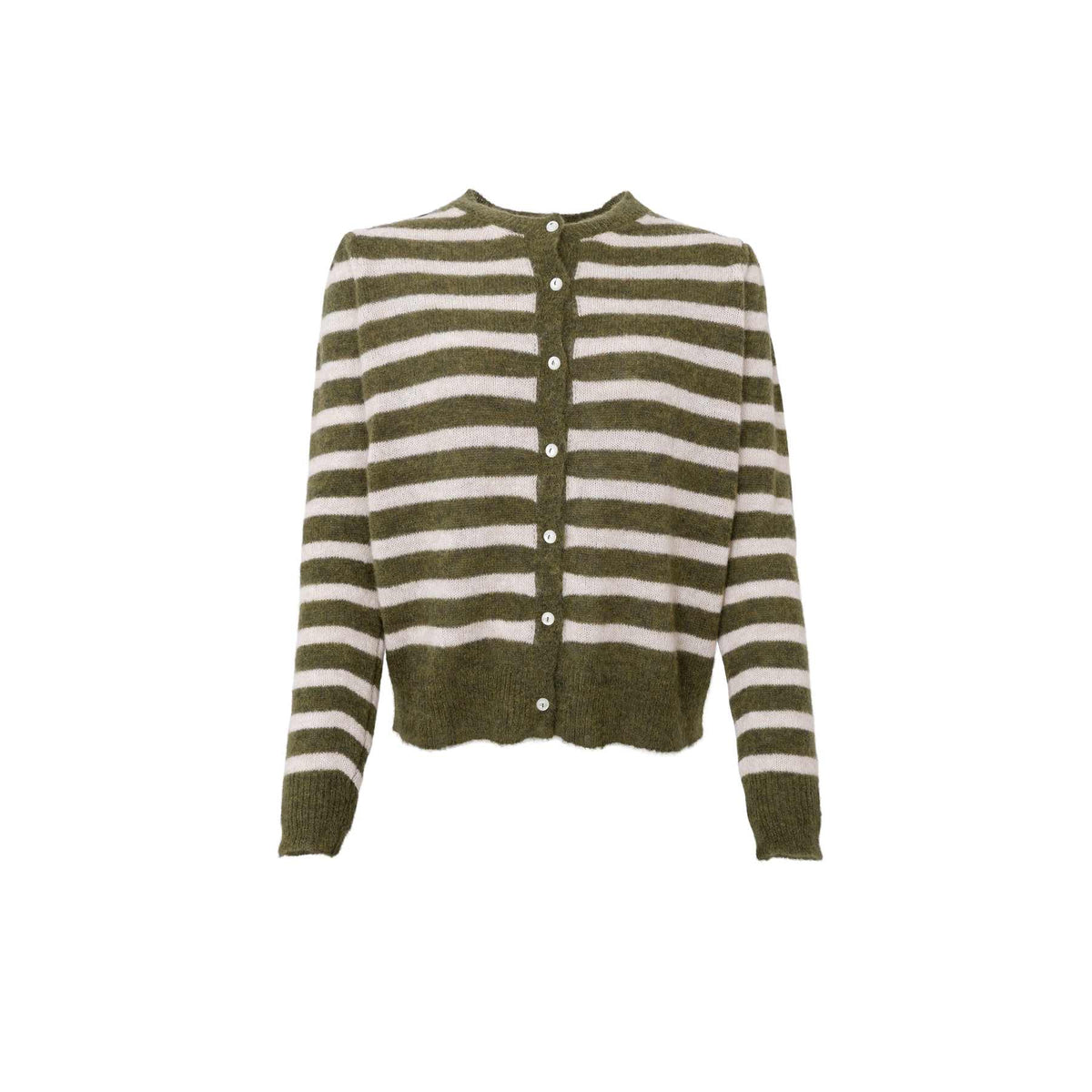 Black Colour Dell Puff Cardigan Army