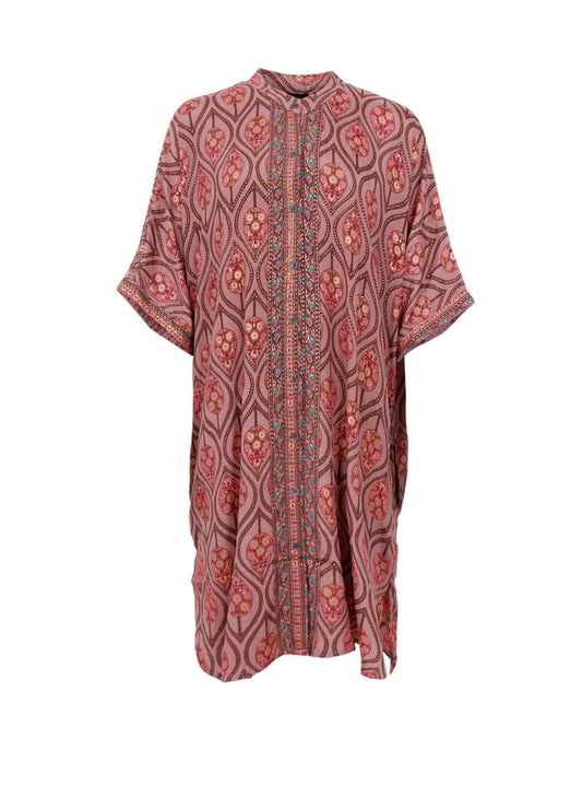 Black Colour Luna Tunic 39168 - Powder Tulip