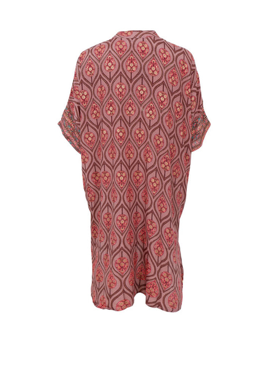 Black Colour Luna Tunic 39168 - Powder Tulip