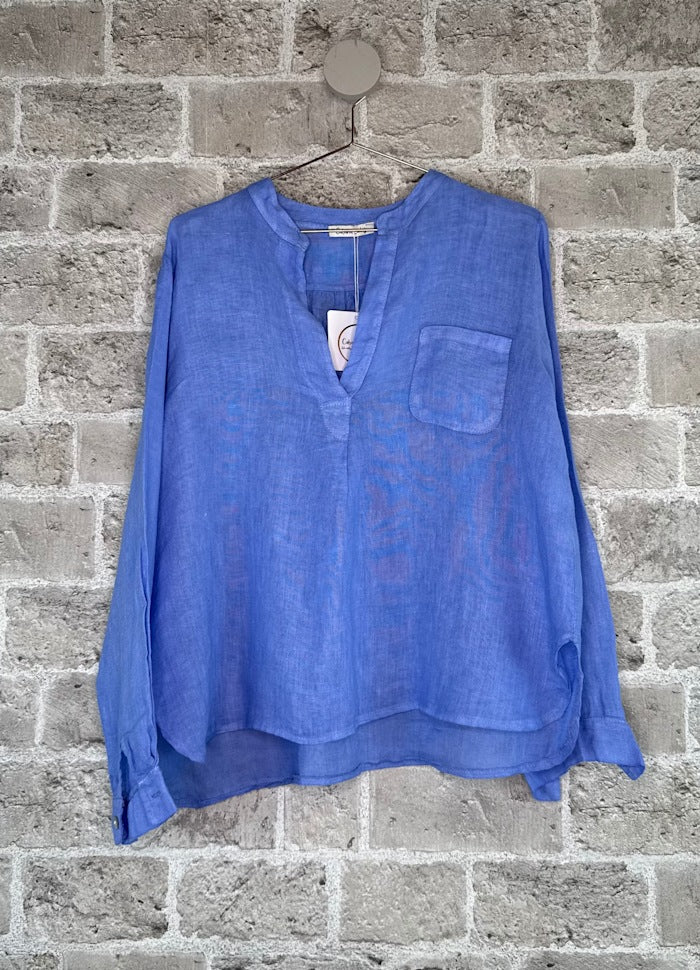 Cabana Living Glente Linbluse Flere Farger
