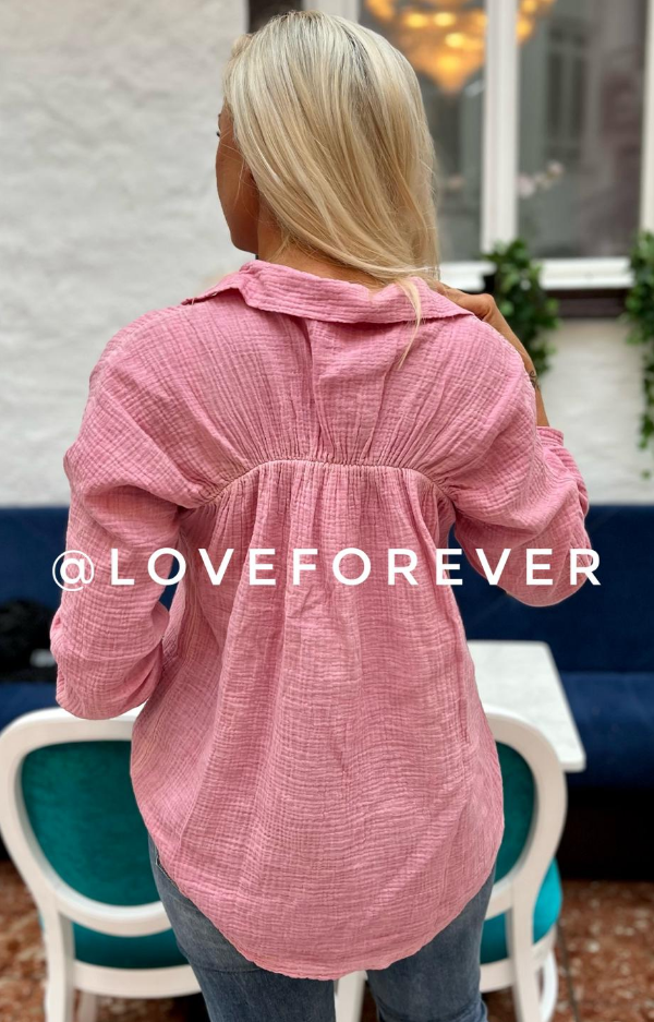 Love Forever Mirre Cotton Blouse White
