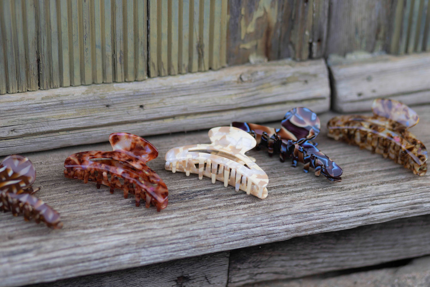 Black Colour Cloe Hårklype Rose