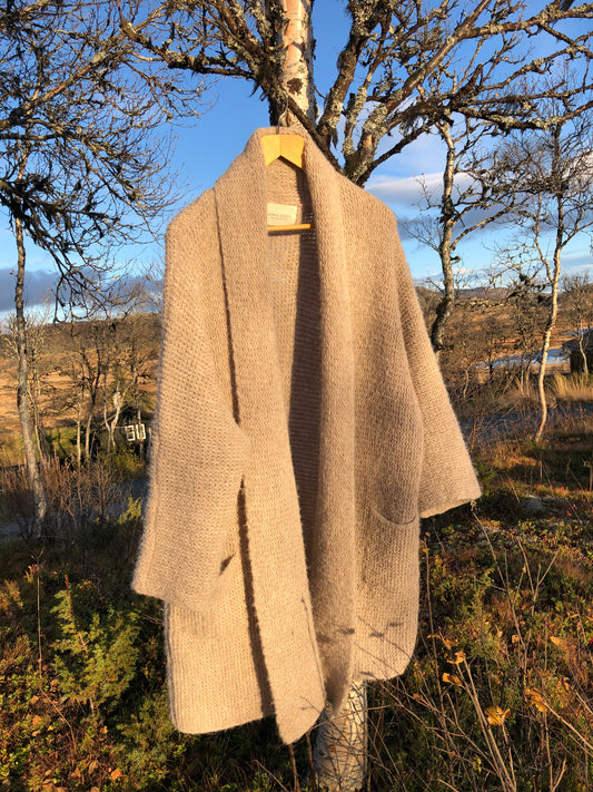 Alpaca Jakke Jona Long Sand