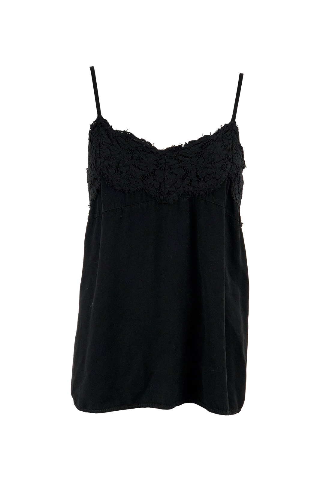 Black Colour Lilah Lace Topp