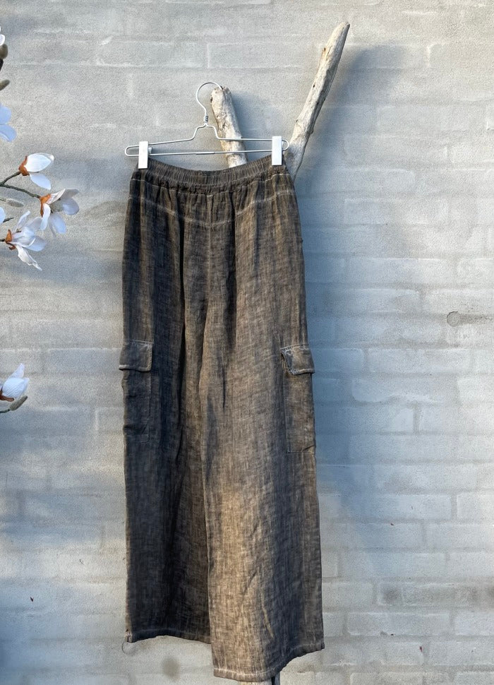 Cabana Living Kål Linbukse 5651-7 Fango Cold