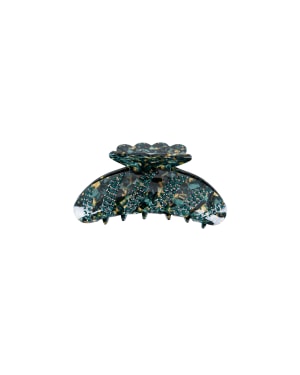 Black Colour Dream Rhintestone Hårklype Green