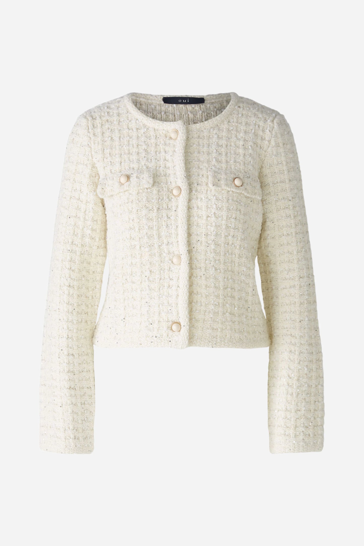 Oui Bouclé Cardigan