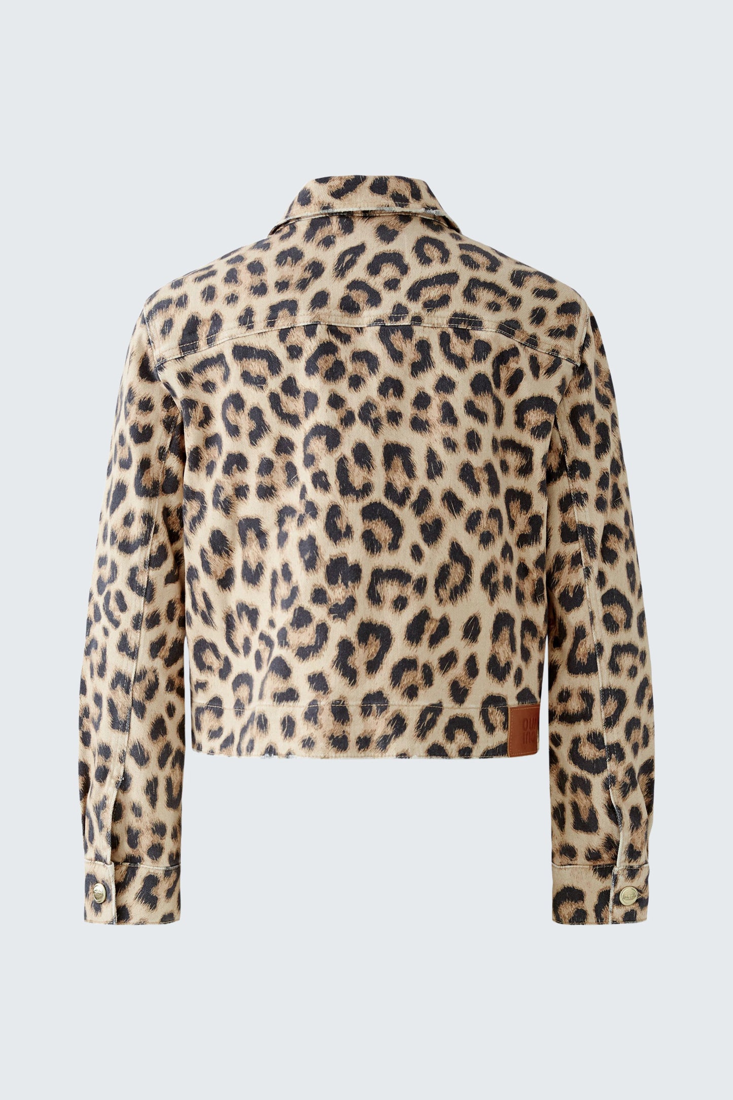 Oui Denim Leopard Jakke