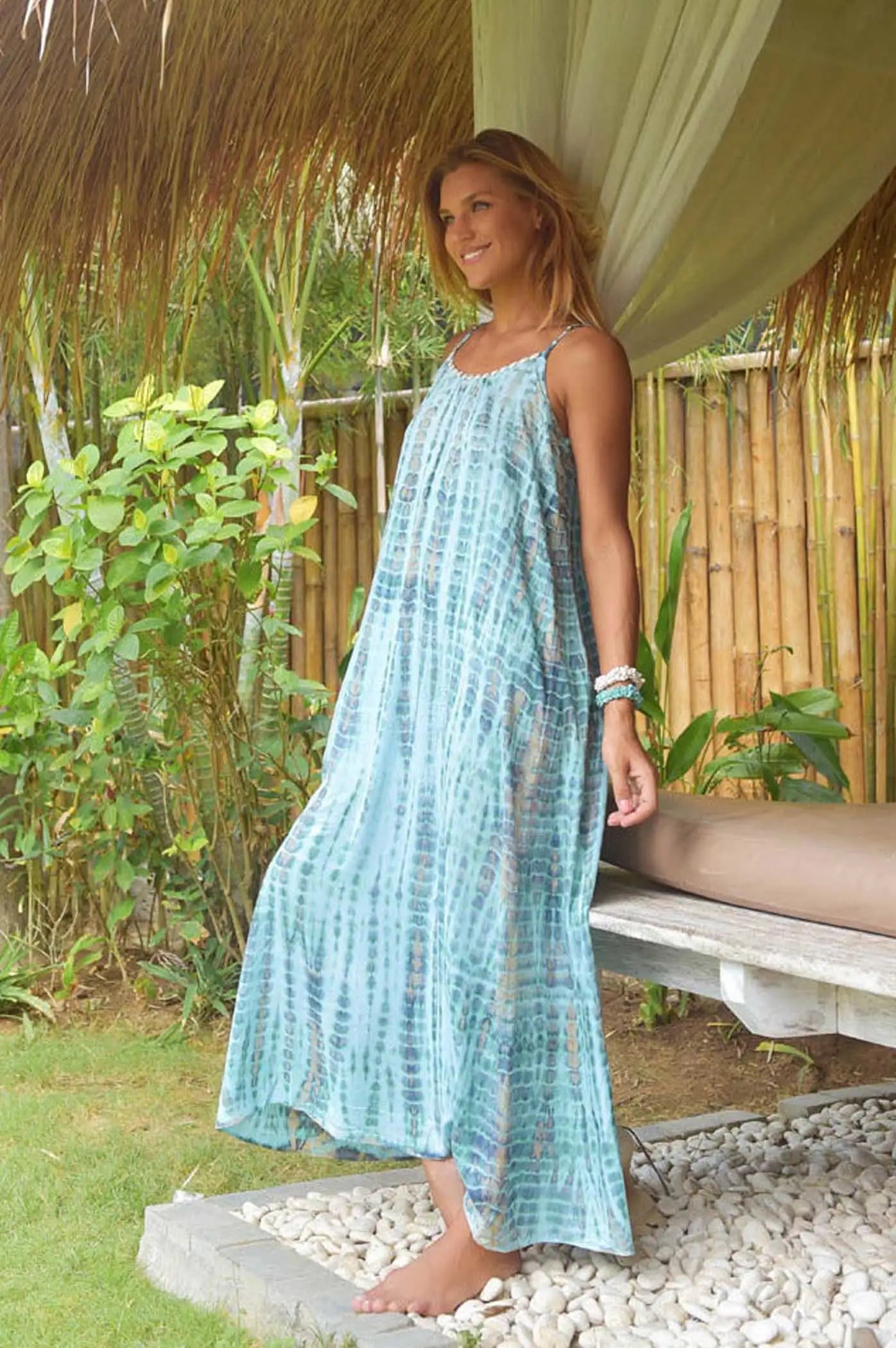Hot Lava Anna Dress Moonstone Blue Moon