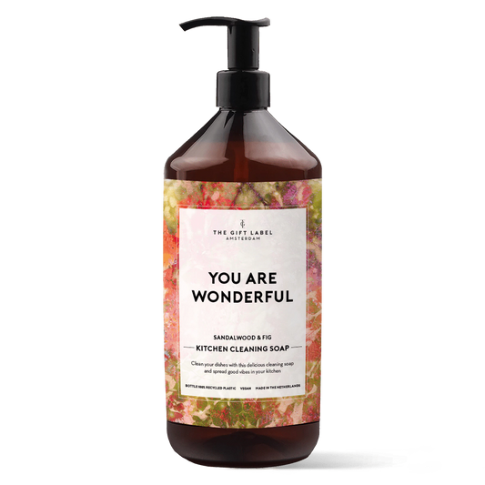 The Gift Label Kitchen Soap - You Are Wonderful