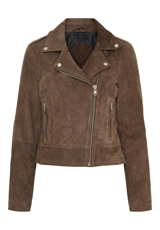 Notyz Amsterdam Suede Biker Jakke