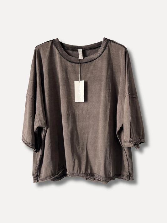 Reunion Surfygirl T-shirt Espresso