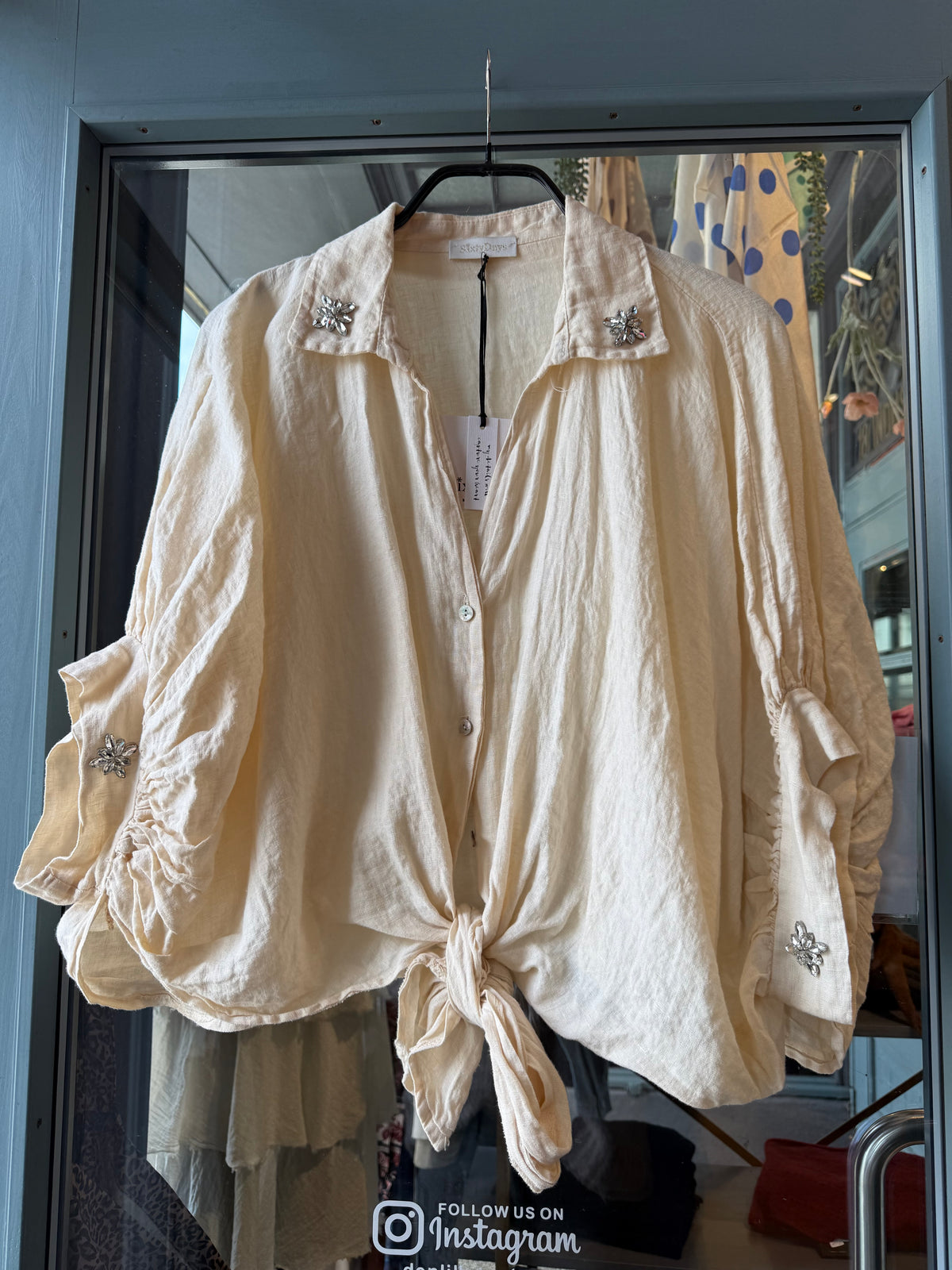Sixtydays Bella Linbluse Beige