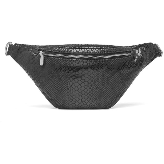 Depeche Bumbag Black Croco