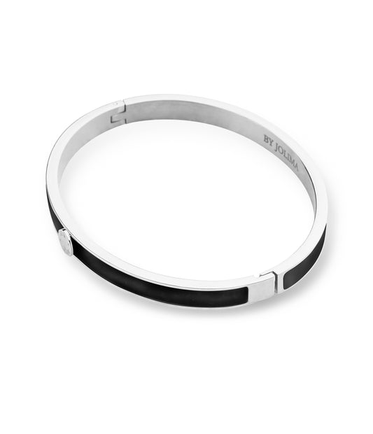ByJolima Palermo Bangle Black Silver