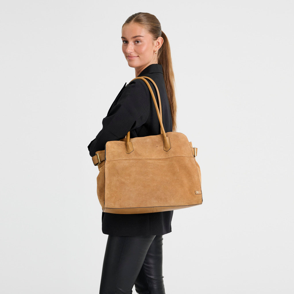Depeche Madrid Shopper Dark Tan