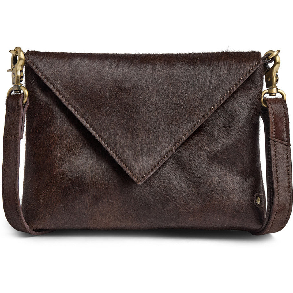 Depeche Clutch Dark Brown