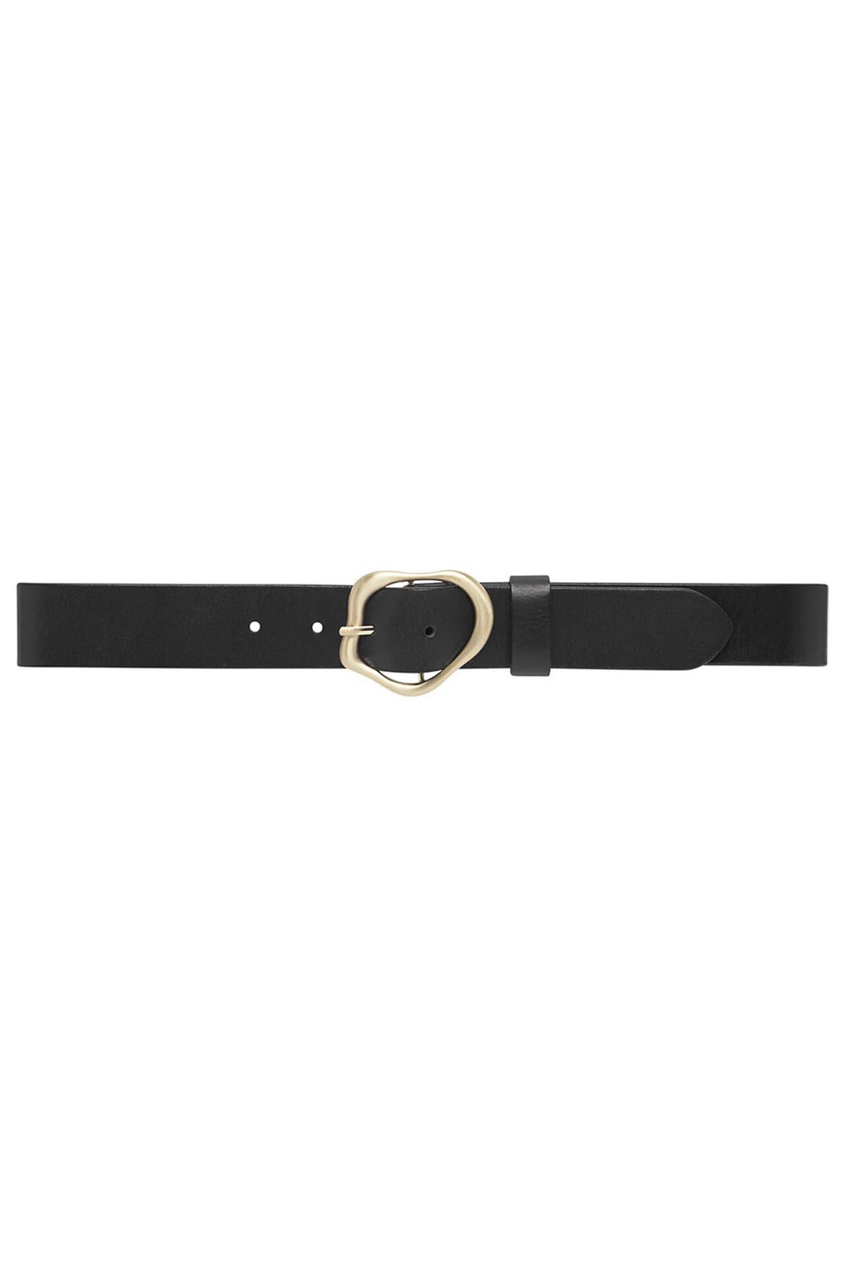 Depeche Gold Buckle Belte - Black