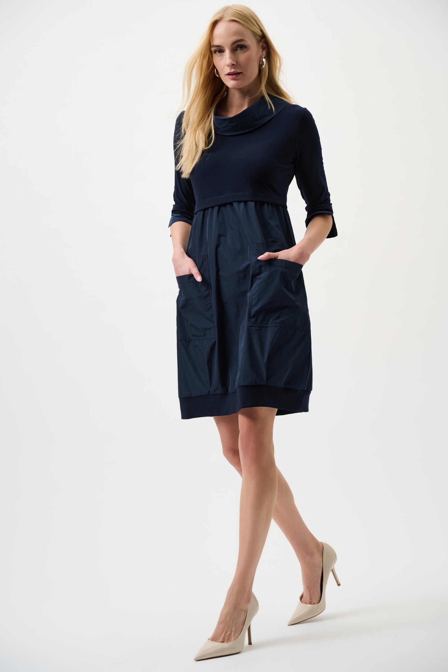 Joseph RIbkoff Cocoon Dress - Navy