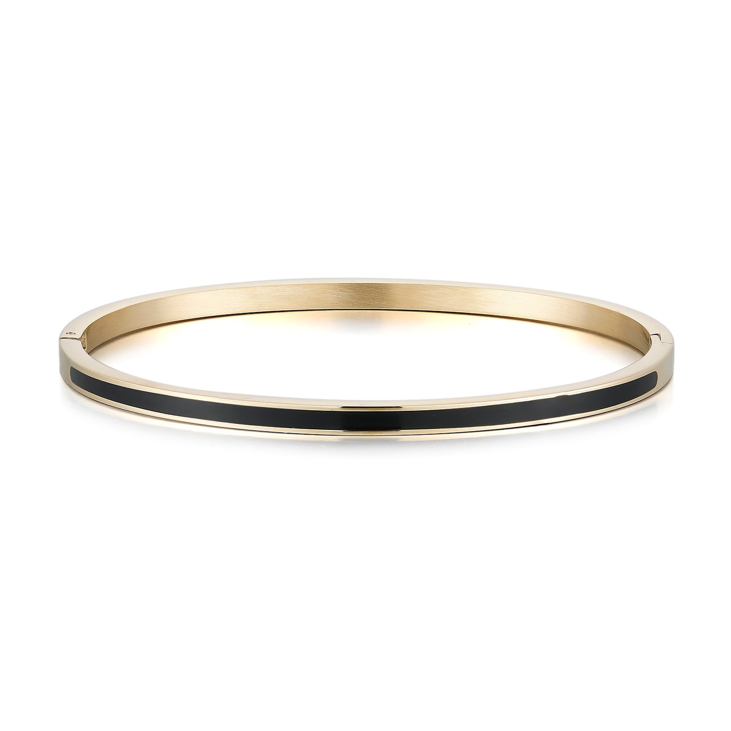 ByJolima Poppy Mini Bangle Black Gold