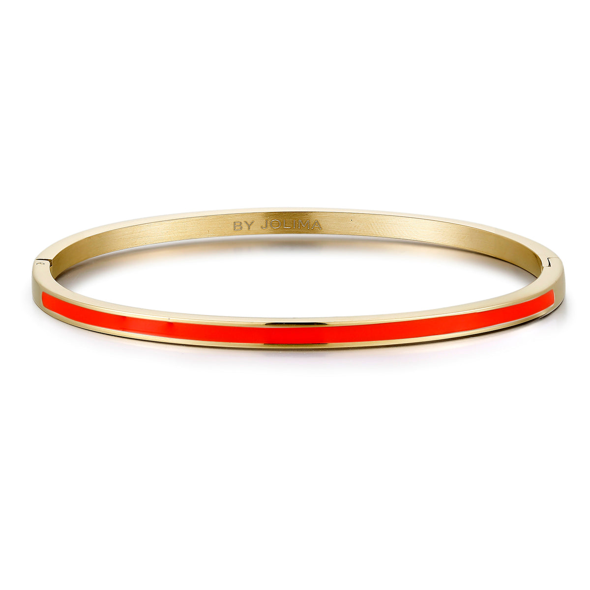 ByJolima Poppy Mini Bangle Orange Gold