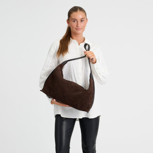 Depeche Berlin Shoulderbag Chocolate