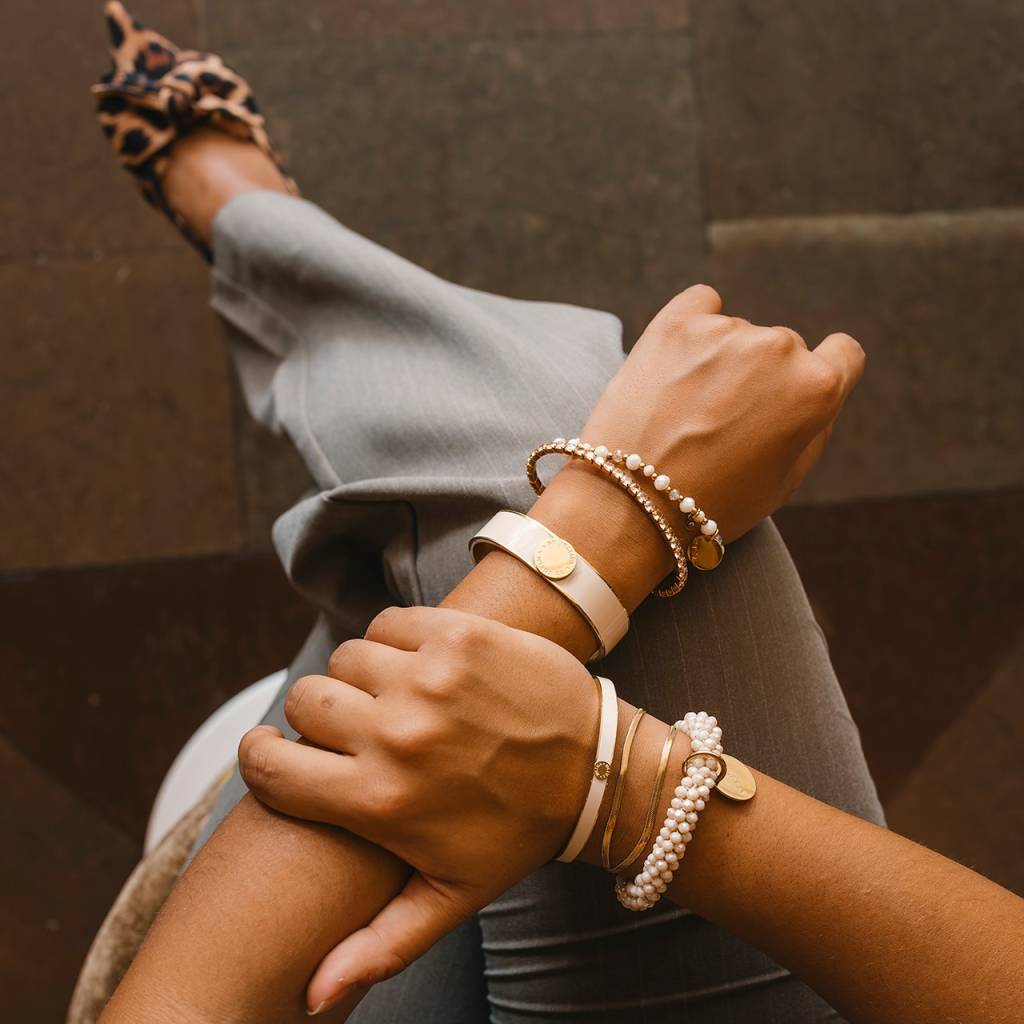 ByJolima Palermo Bangle Nude Gold – produktbilde 3